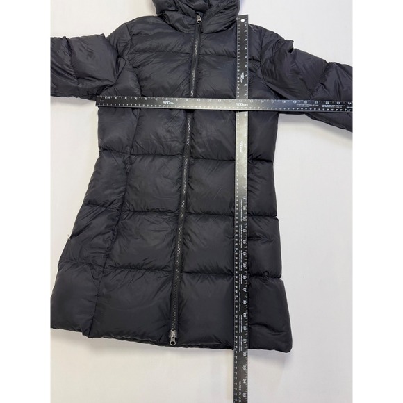 Eddie Bauer Jacket Womens Small Black Luna Peak Down Parka Puffer Outdoors EB550 - Picture 3 of 12